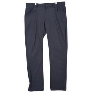 Stylus Mens Technical Performance Pants Black Straight Leg 38x32